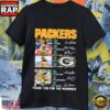 Green Bay Packers Roster Memories Signature Fan T-Shirt