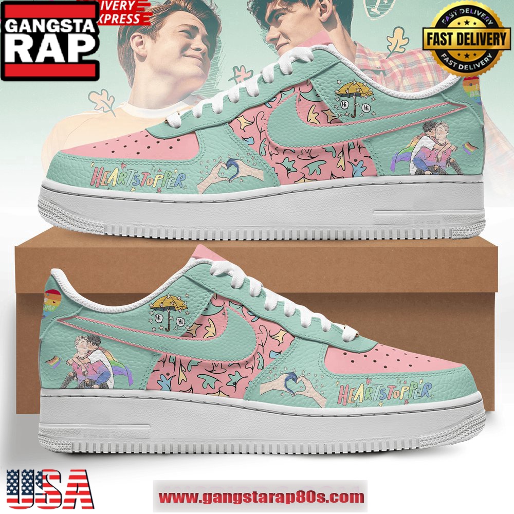 HEARTSTOPPER New Design Air Force 1 Sneakers Shoes HEARTSTOPPER New Design Air Force 1 Sneakers Shoes