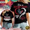 Houston Texans NFL Jeep Girl Women's Black 3D Shirt