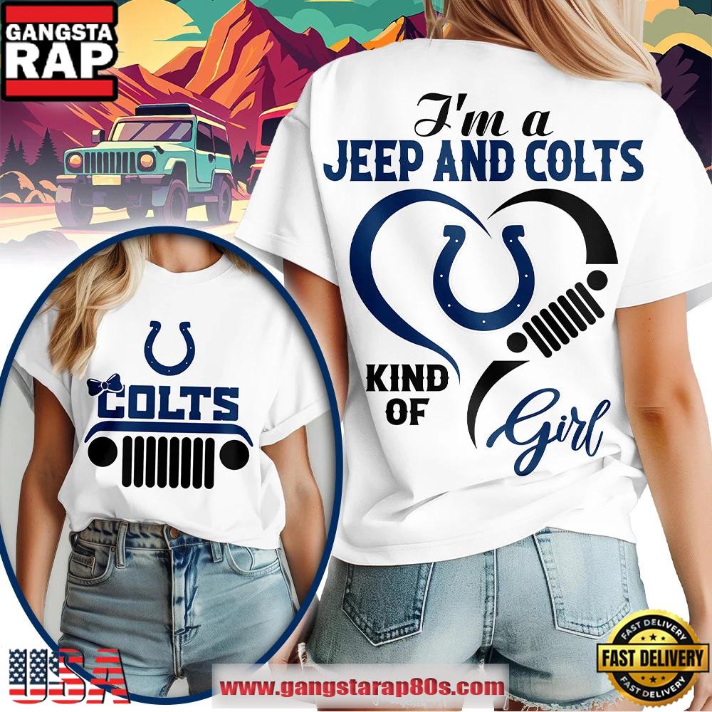 Indianapolis Colts NFL Jeep Girl Women's Shirt Indianapolis Colts NFL Jeep Girl Women's Shirt