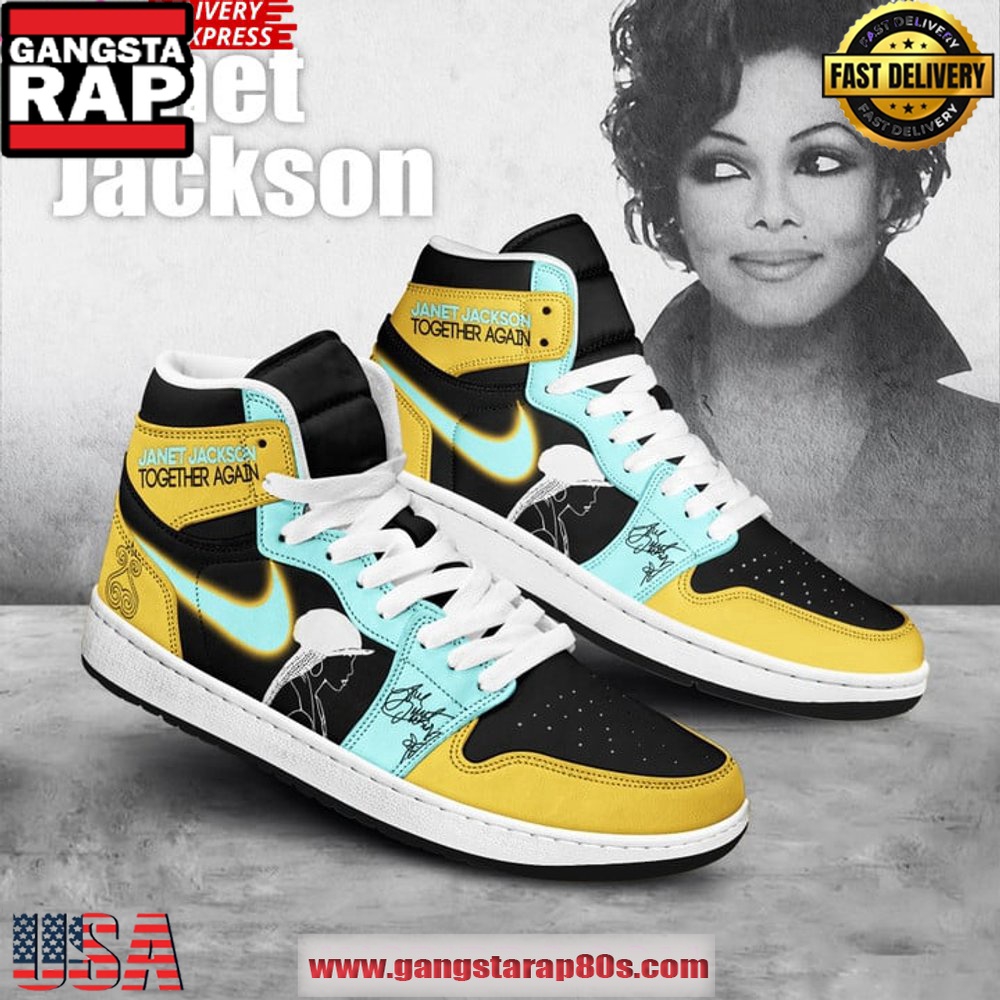 Janet Jackson Together Again New Design Air Force 1 Sneakers Shoes Janet Jackson Together Again New Design Air Force 1 Sneakers Shoes