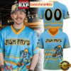 Lake County Captains Fish Fry’s Custom Number Football Jersey