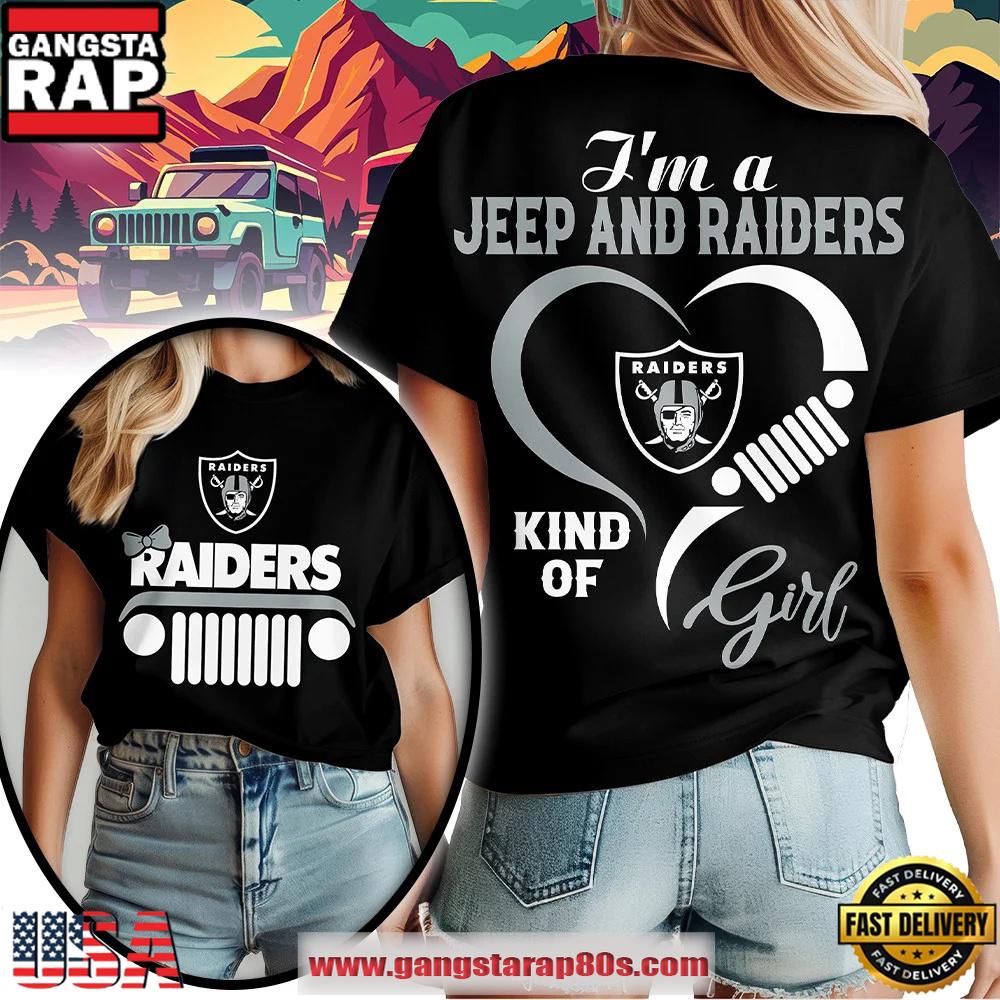 Las Vegas Raiders NFL Jeep Girl Women's Shirt