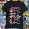 Los Angeles Lakers All-Time Legends Roster Signature T-Shirt