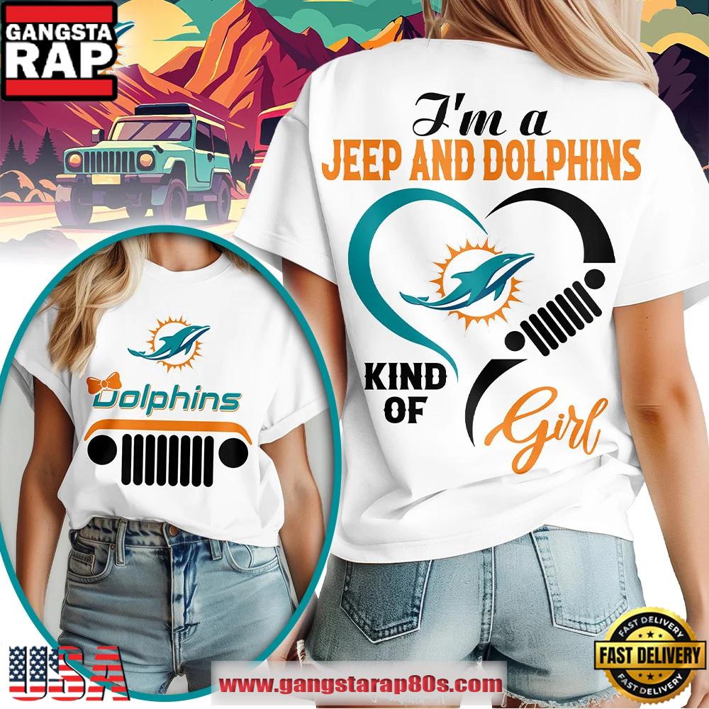 Miami Dolphins NFL Jeep Girl Women's Shirt