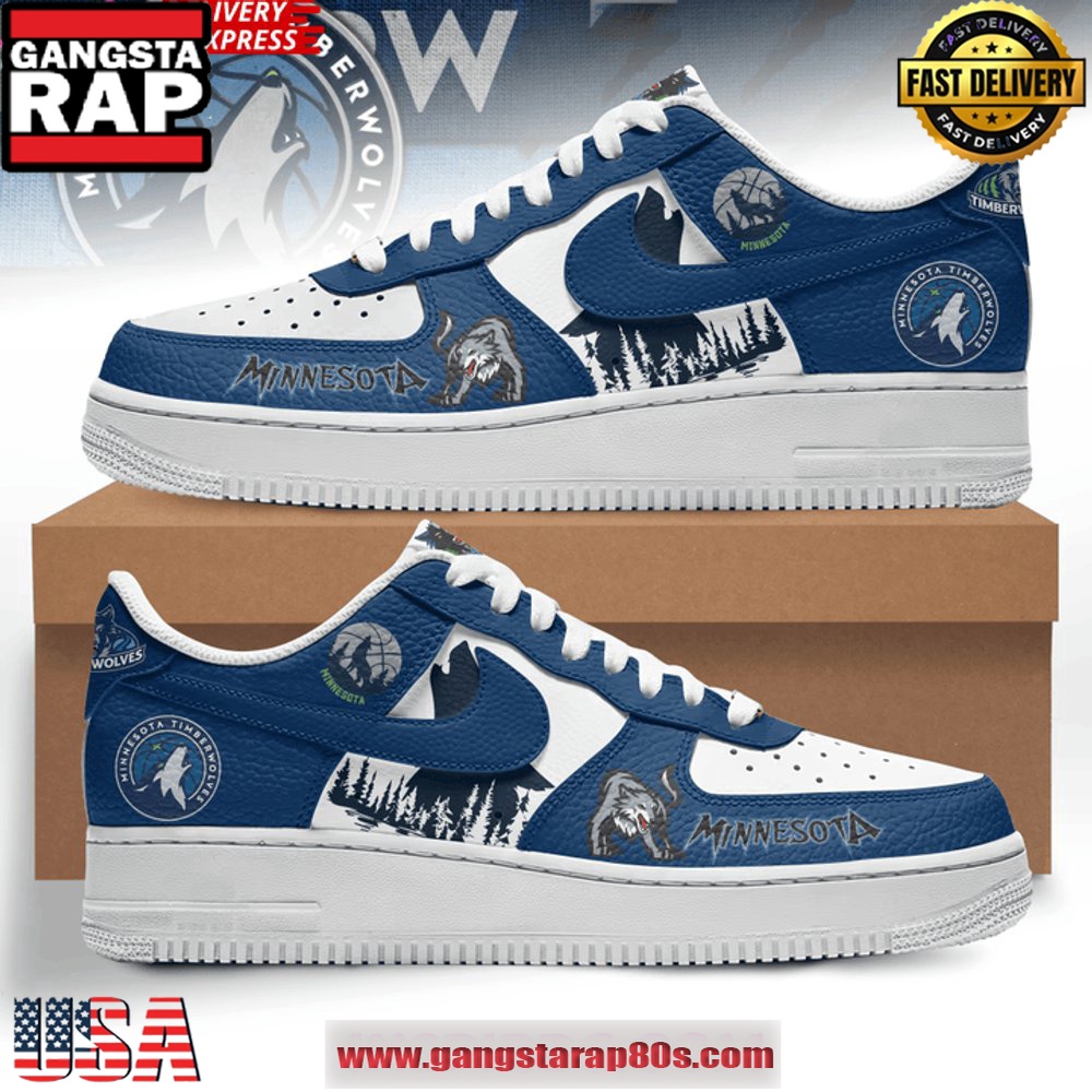 Minnesota Timberwolves x Nike Special Edition Air Force 1 Sneakers Shoes Minnesota Timberwolves x Nike Special Edition Air Force 1 Sneakers Shoes