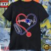 New England Patriots 2026 Heartbeat Stethoscope Fan T-Shirt