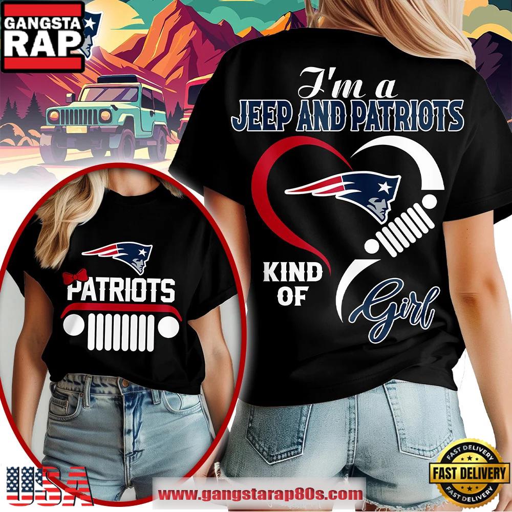 New England Patriots NFL Jeep Girl Women's 3D T Shirt