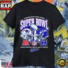 New England Patriots vs Seattle Seahawks Super Bowl 2026 Helmet T-Shirt