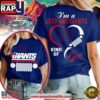 New York Giants NFL Jeep Girl Women's Blue T Shirt 2 New York Giants NFL Jeep Girl Women's Blue T Shirt