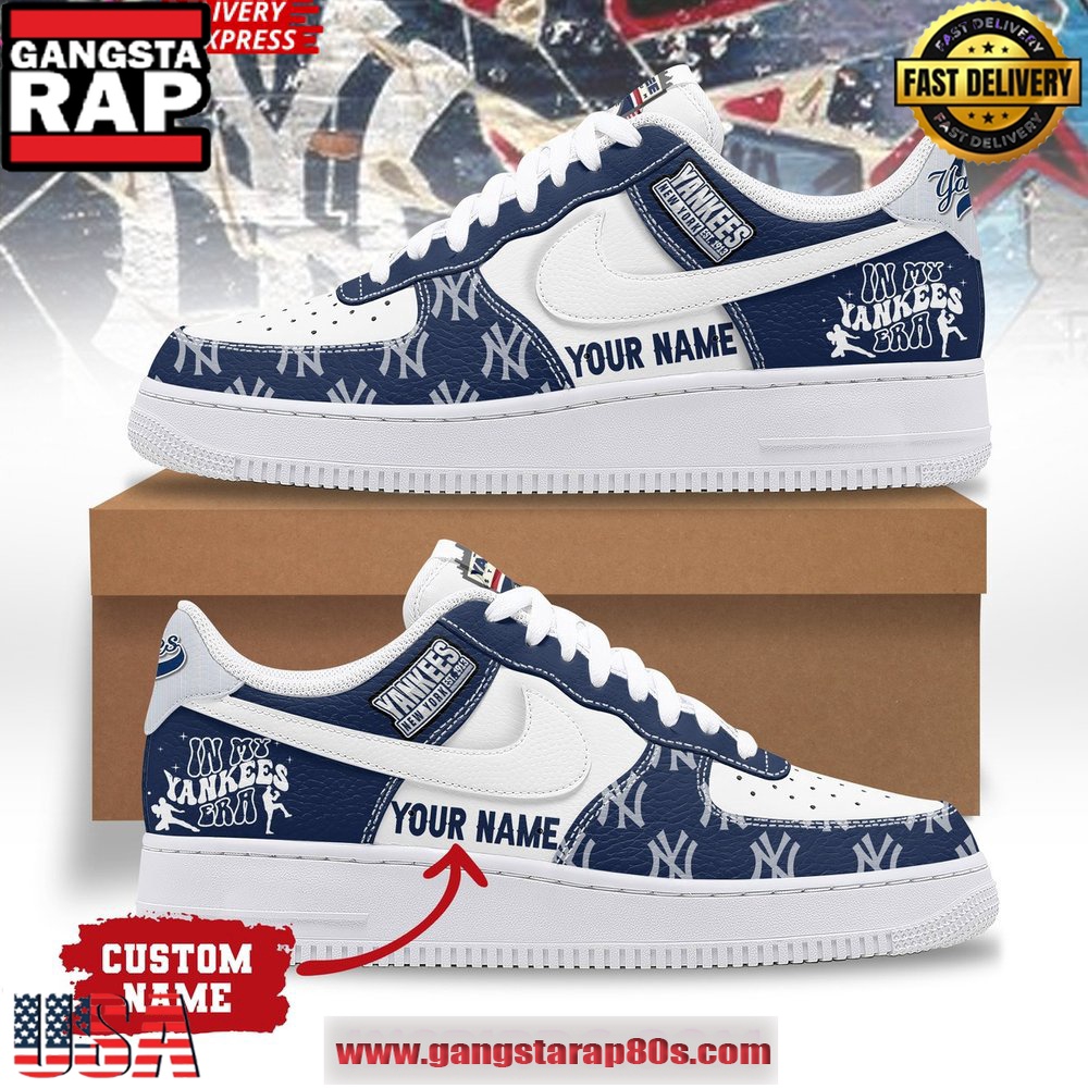 New York Yankees MLB x Nike Air Force 1 Running Sneakers Shoes