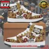 NHL Vegas Golden Knights Custom Flower Air Jordan 1 Sneakers Shoes 2 NHL Vegas Golden Knights Custom Flower Air Jordan 1 Sneakers Shoes