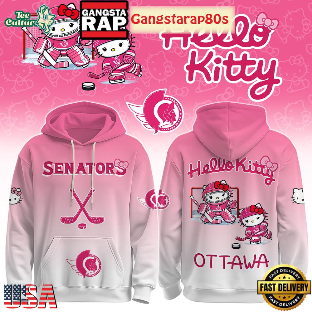 OTT Senators Special Hello Kitty Limited Edition Hoodie