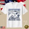 Peanuts Snoopy Sporting Kansas City Meme Style Fan Art T-Shirt