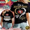 San Francisco 49ers NFL Jeep Girl Women's Black T Shirt 3 San Francisco 49ers NFL Jeep Girl Women's Black T Shirt