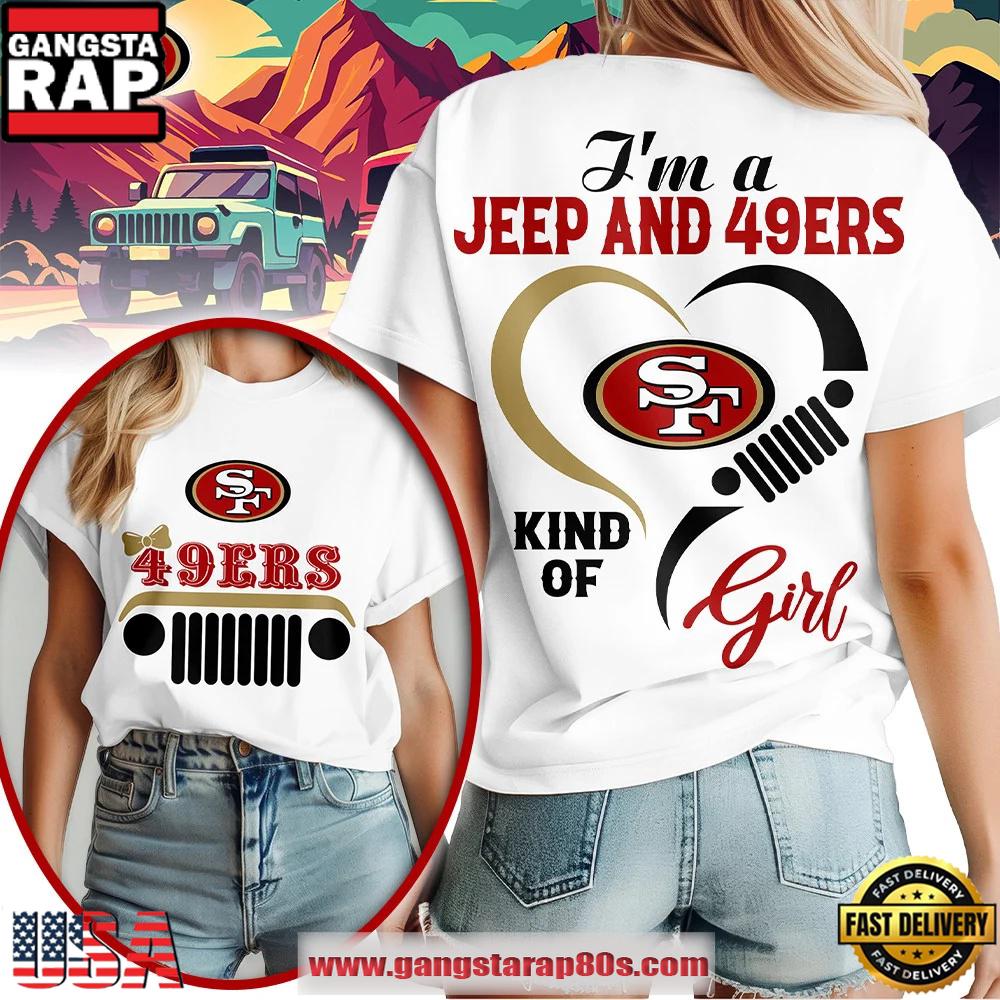 San Francisco 49ers NFL Jeep Girl Women's Shirt