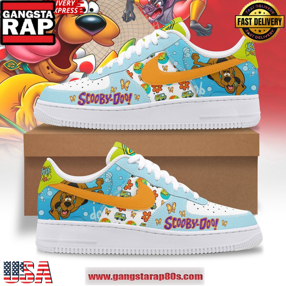 Scooby Doo Run Cartoon New Design Air Force 1 Sneakers Shoes Scooby Doo Run Cartoon New Design Air Force 1 Sneakers Shoes