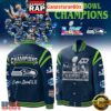 Seattle Seahawks Celebrating Super Bowl LX Champions 2026 Baseball Jacket