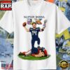 Seattle Seahawks Super Bowl LX Champions Sam Darnold vs Patriots Mascot T-Shirt