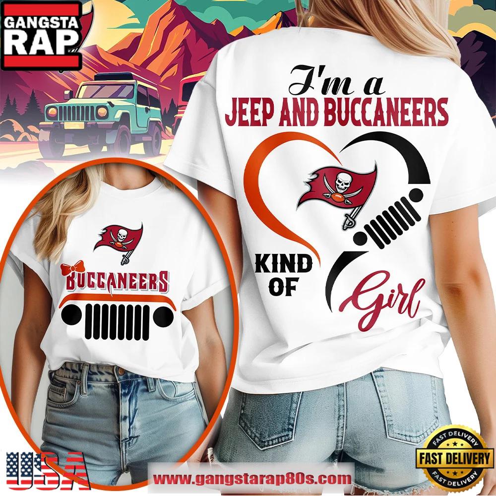 Tampa Bay Buccaneers NFL Jeep Girl Women's Shirt