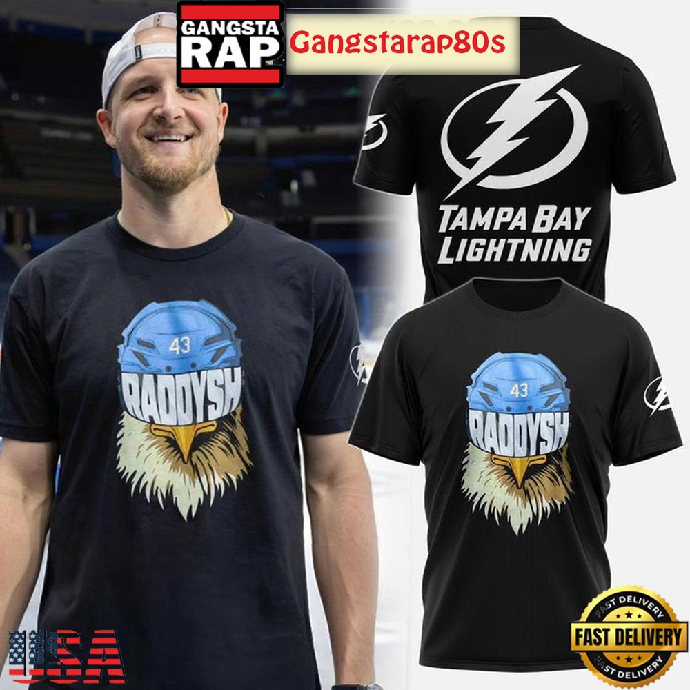 Tampa Bay Lightning 2026 New Bald Eagle 3D T-Shirt Tampa Bay Lightning 2026 New Bald Eagle 3D T-Shirt