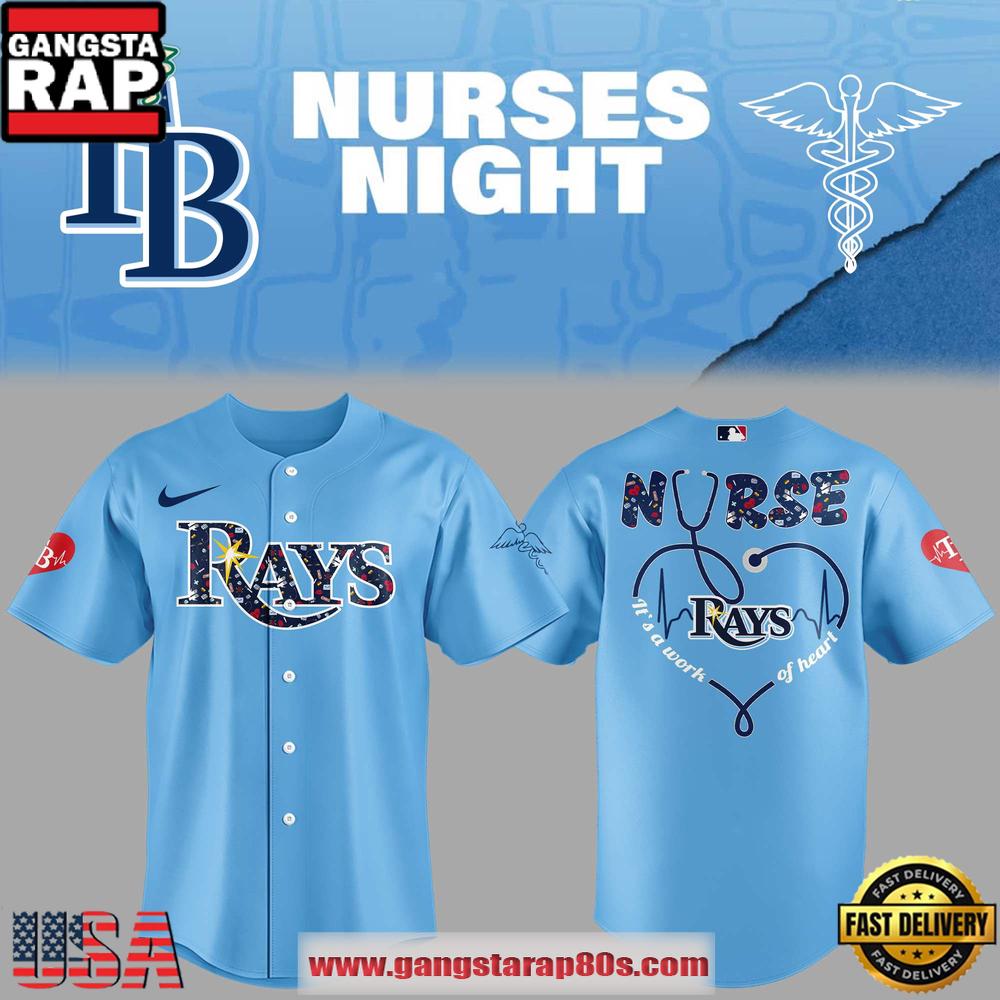 Tampa Bay Rays MLB Nurses Night 2026 Exclusive Fan Baseball Jersey Shirt Tampa Bay Rays MLB Nurses Night 2026 Exclusive Fan Baseball Jersey Shirt
