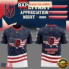 Vegas Golden Knights Military Appreciation 2026 3D T-Shirt