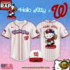 Washington Nationals MLB Hello Kitty Night 2026 Collector Baseball Jersey Shirt 3 Washington Nationals MLB Hello Kitty Night 2026 Collector Jersey