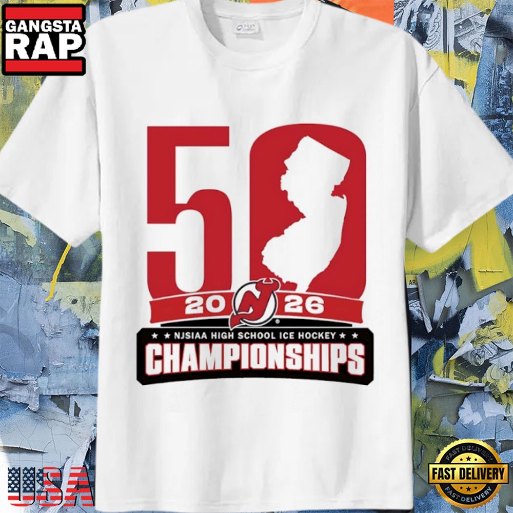 2026 NJSIAA High School Ice Hockey State Championships Hockey Game Fan T-Shirt 2026 NJSIAA High School Ice Hockey State Championships Hockey Game Fan T-Shirt