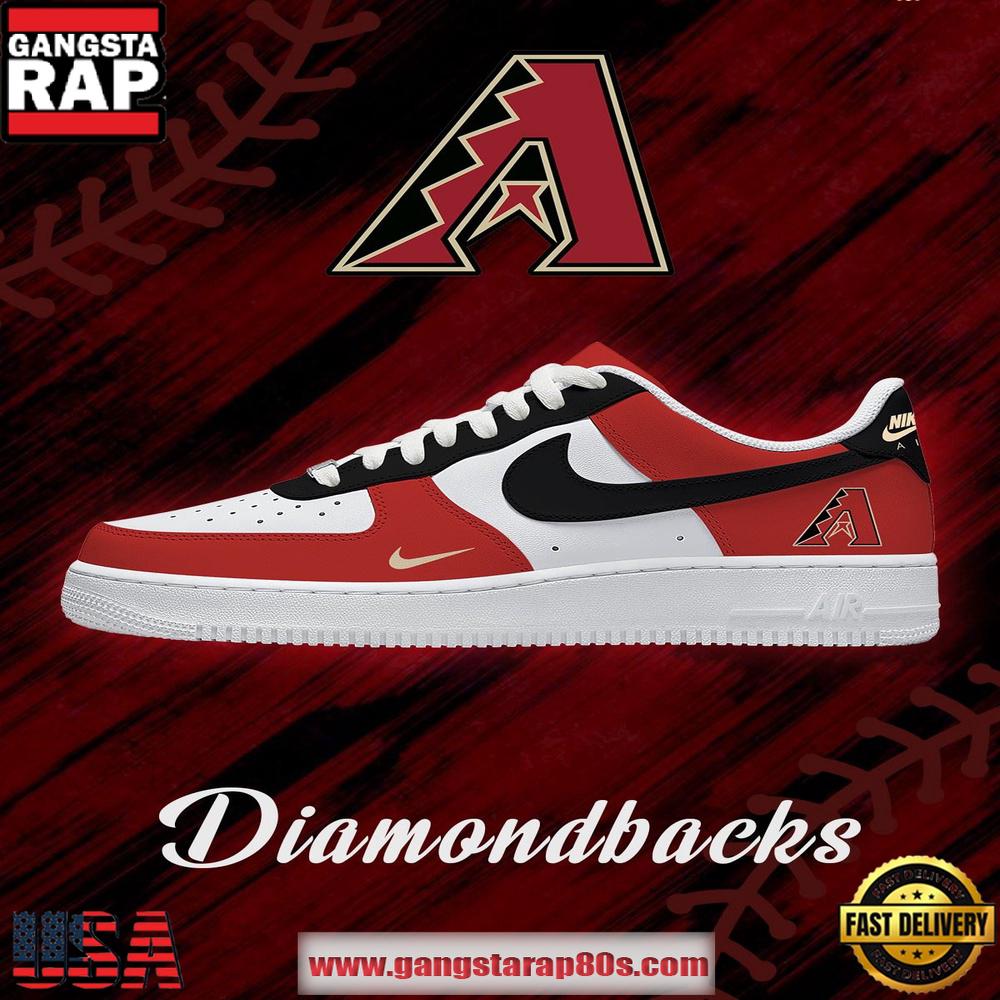 Arizona Baseball Nike Air Force 1 Sneakers Shoes Arizona Baseball Nike Air Force 1 Sneakers Shoes