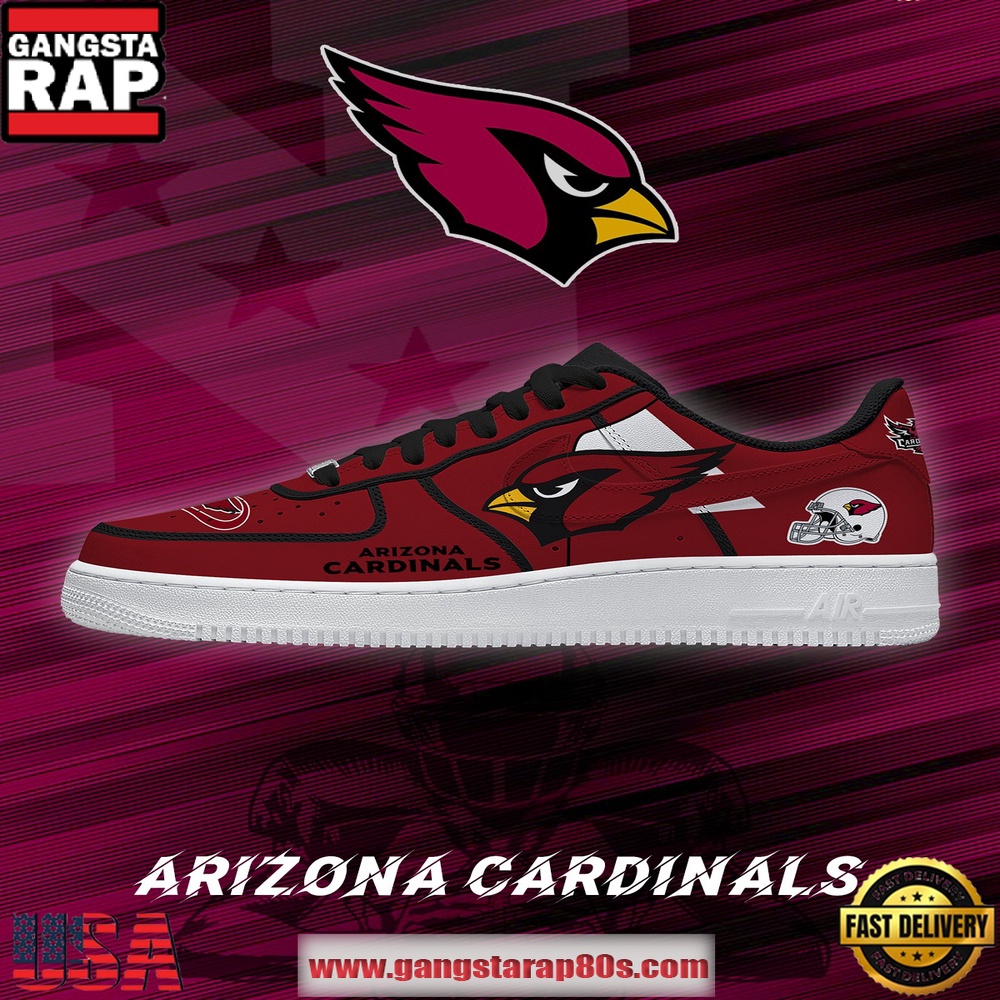 Arizona Football NFL New Version Custom Air Force 1 Shoes Running Sneakers
