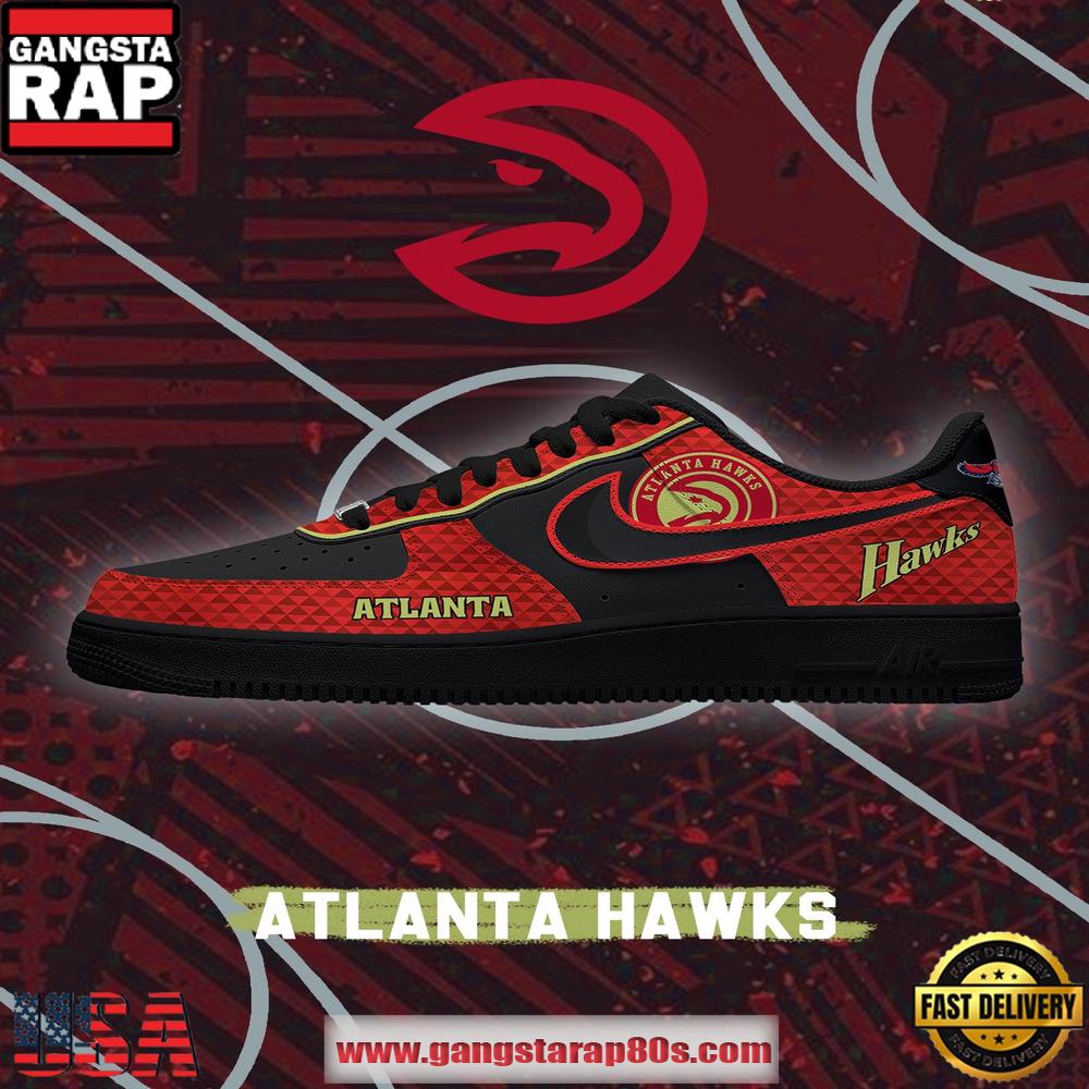 Atlanta Basketball NBA Limited Edition Nike Air Force 1 Shoes Running Sneakers Atlanta Basketball NBA Limited Edition Nike Air Force 1 Shoes Running Sneakers