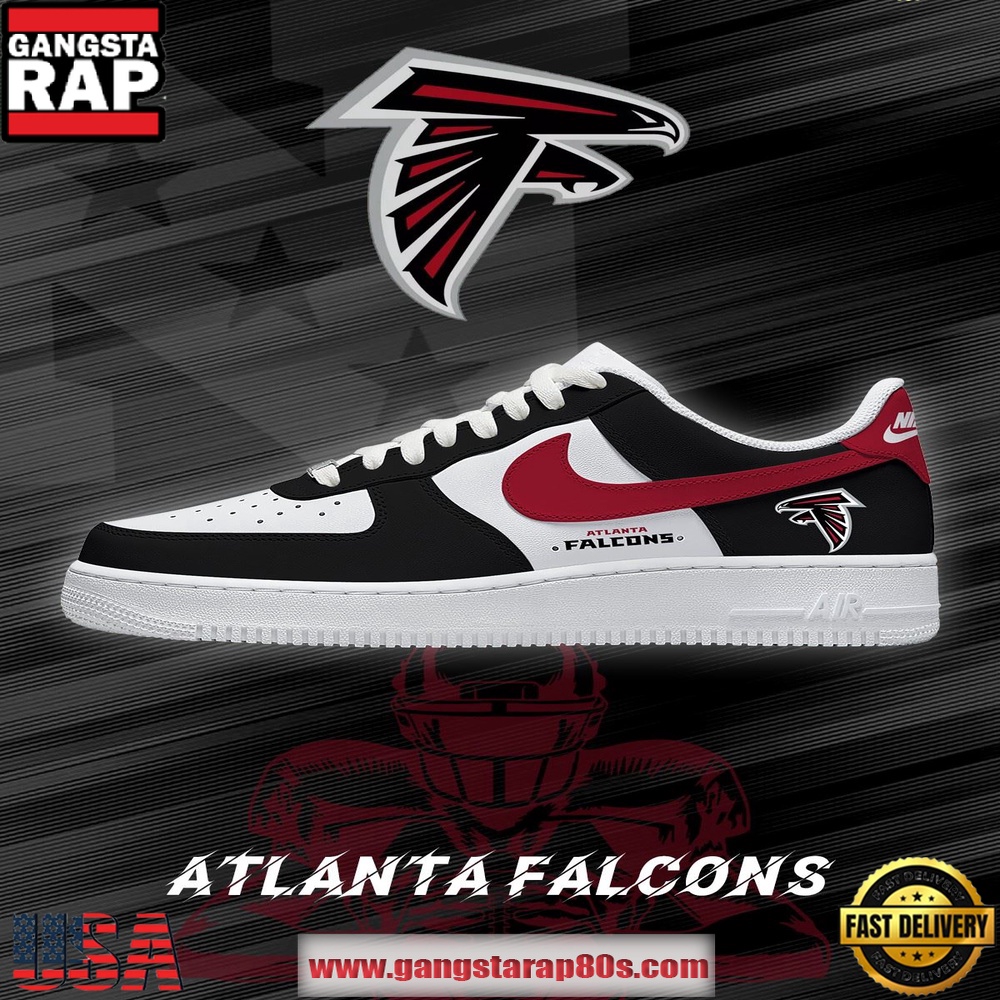 Atlanta Football New Version Custom Air Force 1 Shoes Running Sneakers