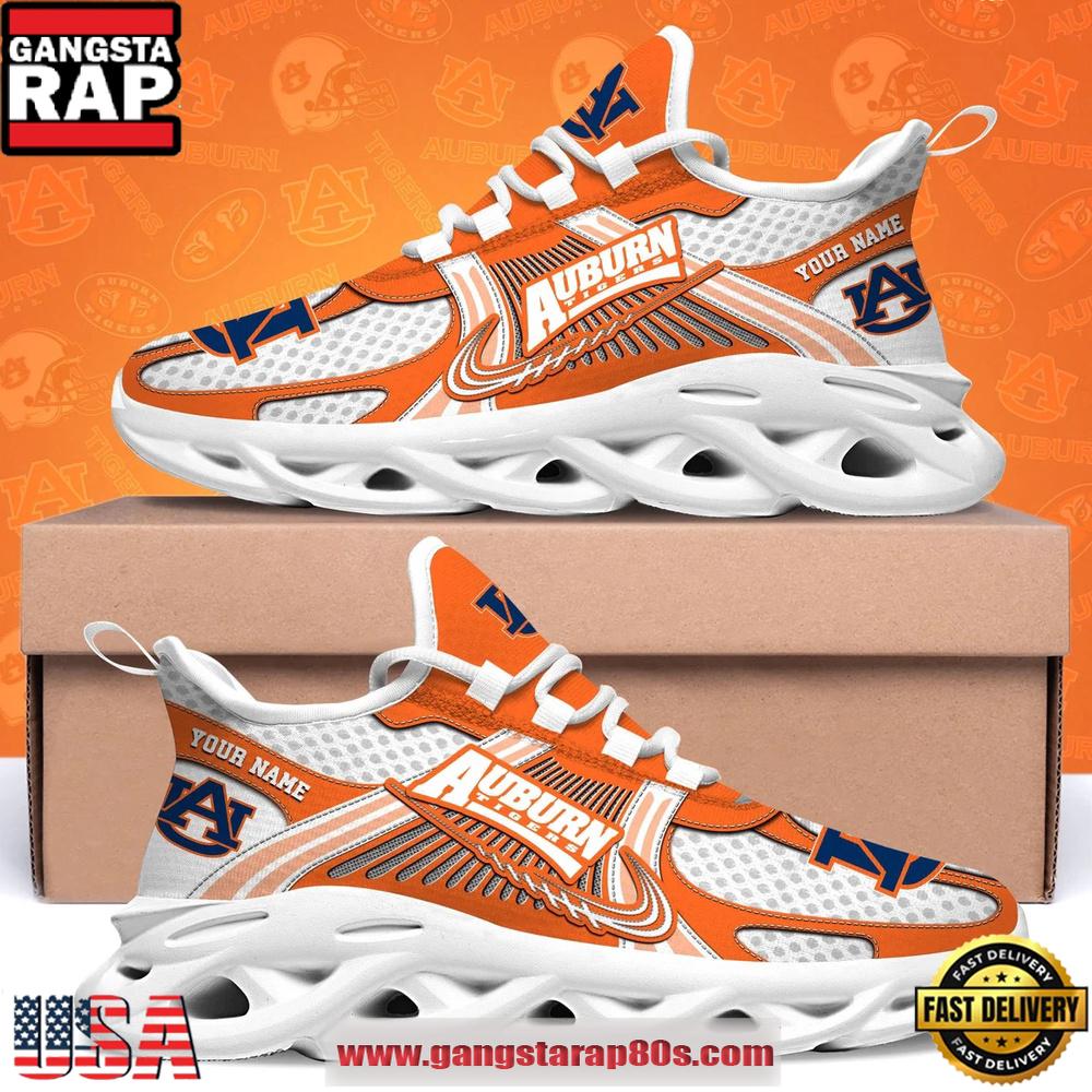 Auburn Tigers Personalized Clunky Sneaker Max Soul Shoes