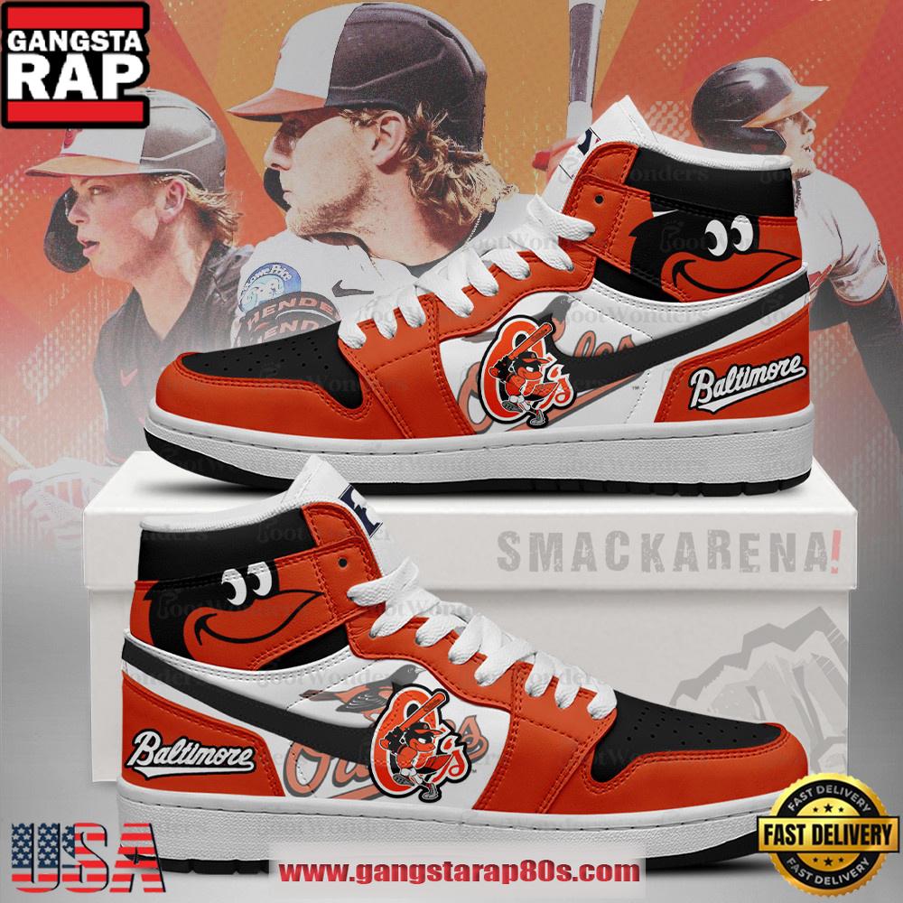 Baltimore Orioles MLB Trending Sneakers Air Jordan 1 High Top Shoes