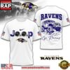 Baltimore Ravens NFL Premium NFL Jeep 3D Shirt