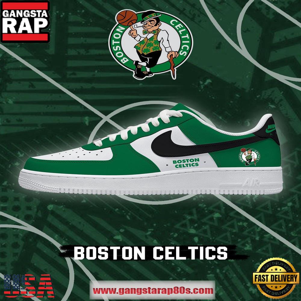 Boston Basketball Nike Air Force 1 Shoes Running Sneakers Boston Basketball Nike Air Force 1 Shoes Running Sneakers