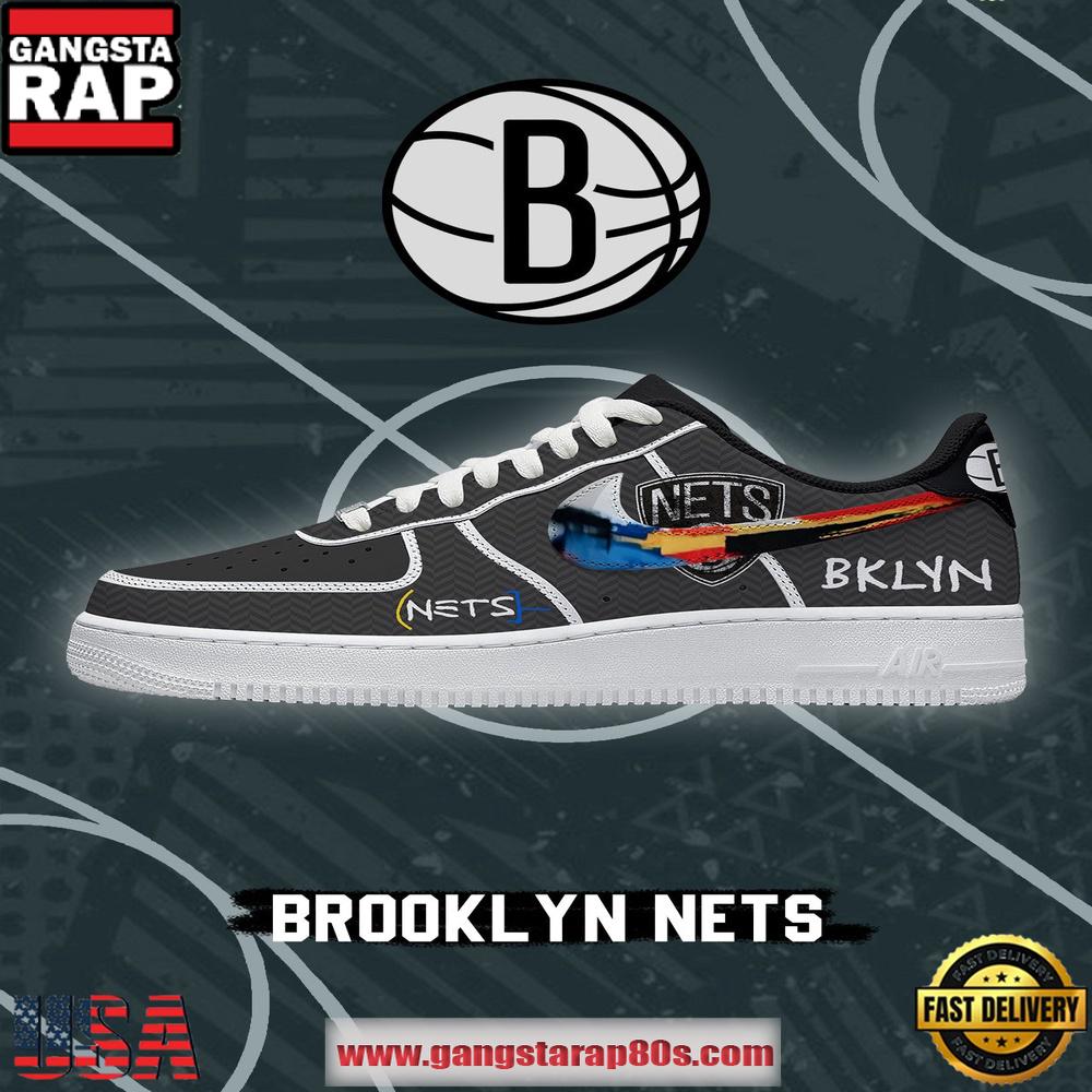 Brooklyn Basketball NBA Limited Edition Nike Air Force 1 Shoes Running Sneakers Brooklyn Basketball NBA Limited Edition Nike Air Force 1 Shoes Running Sneakers