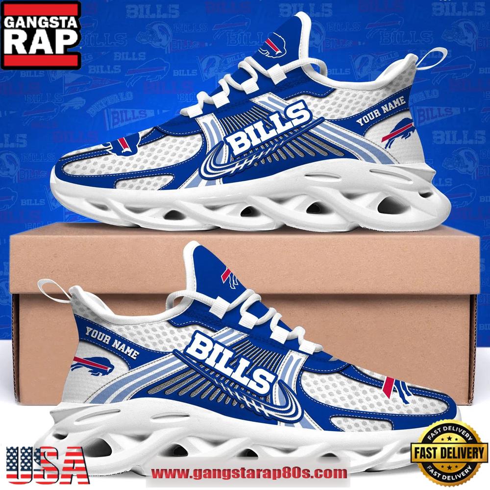 Buffalo Bills Personalized Clunky Sneaker Max Soul Shoes