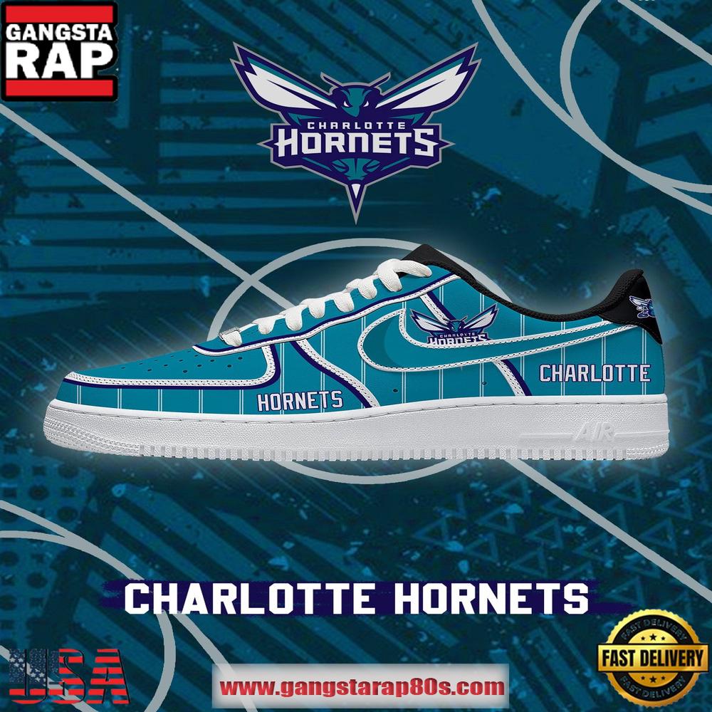 Charlotte Basketball NBA Limited Edition Nike Air Force 1 Shoes Running Sneakers Charlotte Basketball NBA Limited Edition Nike Air Force 1 Shoes Running Sneakers