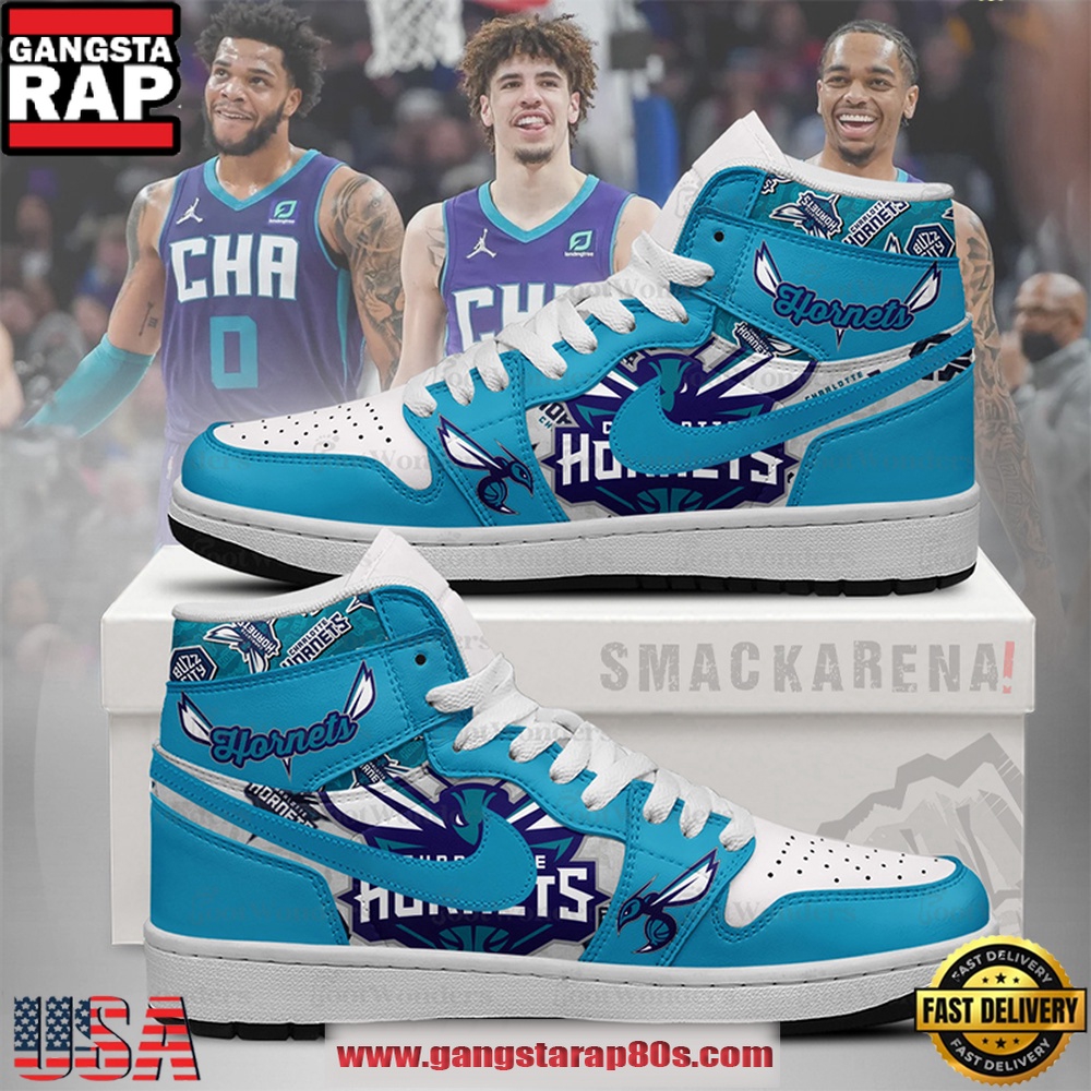 Charlotte Hornets NBA New 2026 Version Air Jordan 1 High Top Shoes