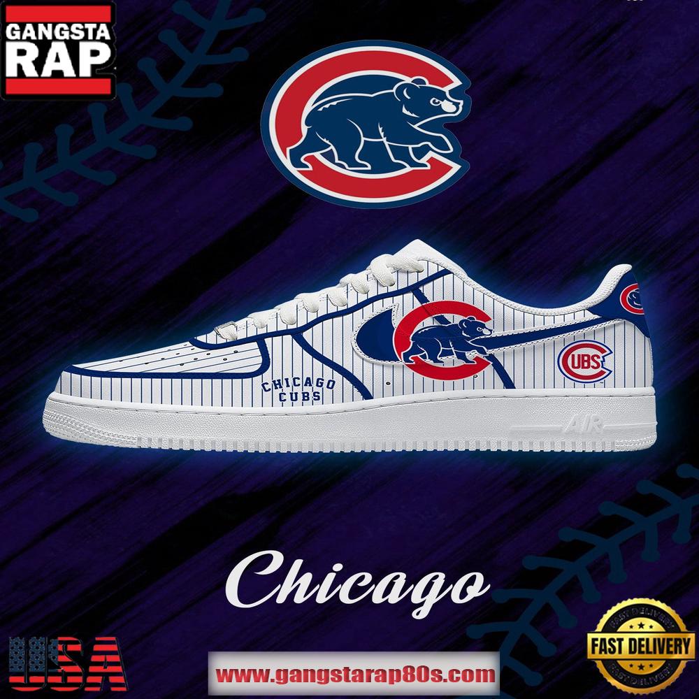 Chicago Baseball New Design Nike Air Force 1 Sneakers Shoes Chicago Baseball New Design Nike Air Force 1 Sneakers Shoes