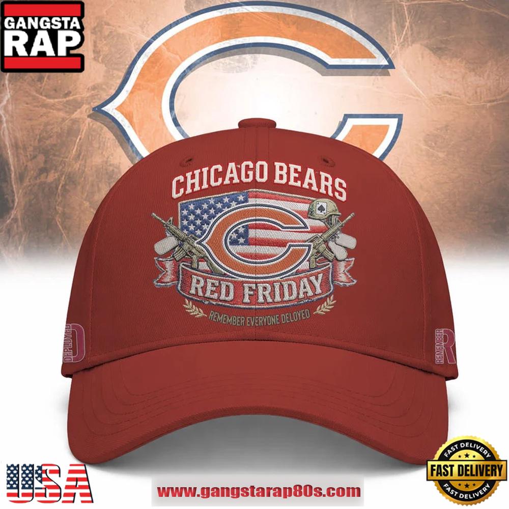 Chicago Bears NFL RED Friday Classic Cap Hats