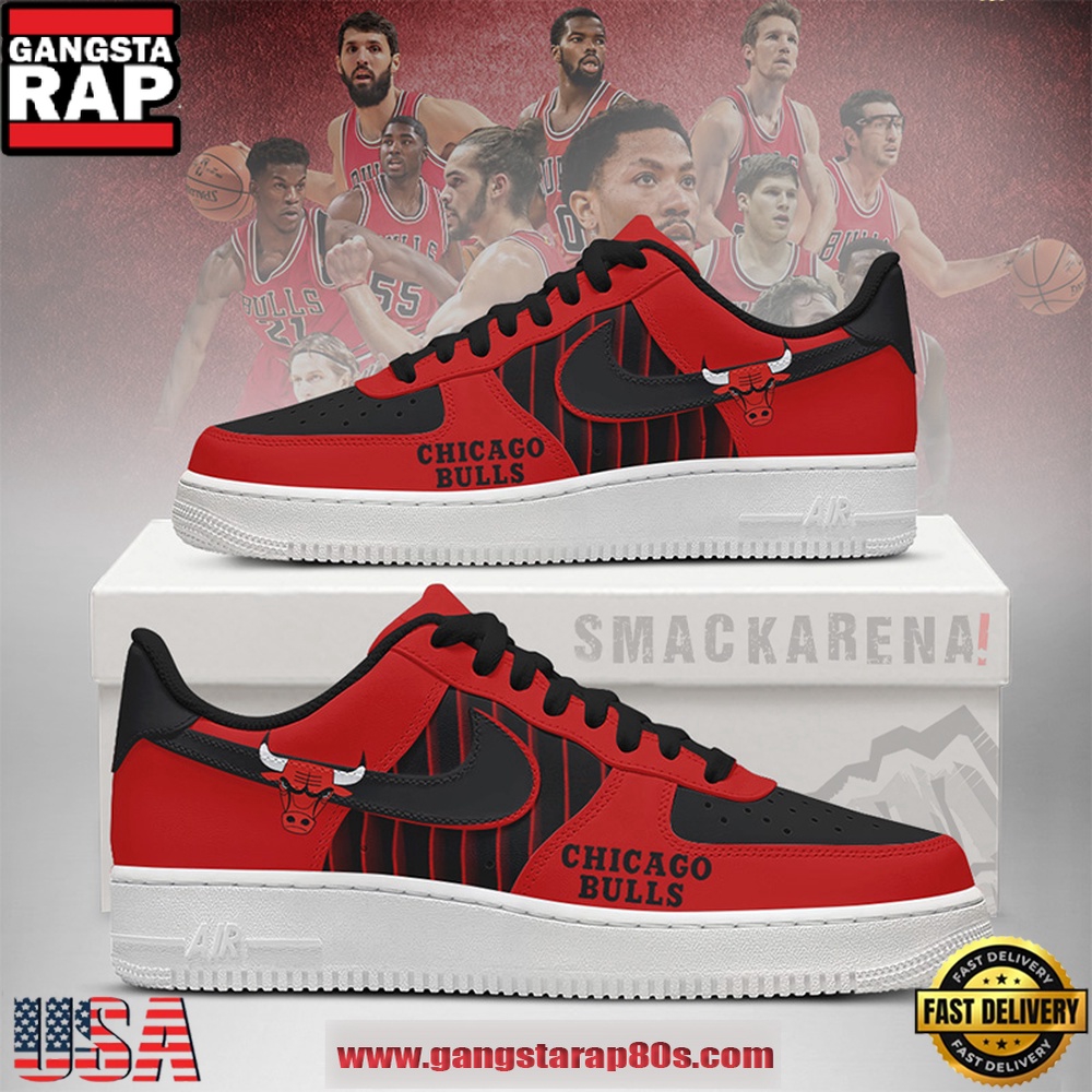 Chicago Bulls NBA New 2026 Version Air Force 1 Sneakers Shoes Chicago Bulls NBA New 2026 Version Air Force 1 Sneakers Shoes