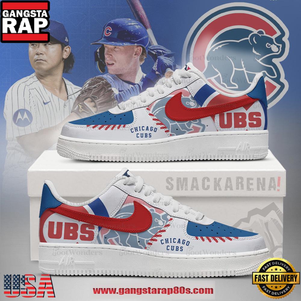 Chicago Cubs MLB Trending Sneakers Air Force 1 Low Top Shoes