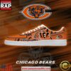 Chicago Football NFL New Version Custom Air Force 1 Shoes Running Sneakers