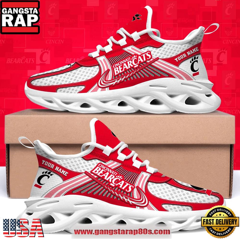 Cincinnati Bearcats Personalized Clunky Sneaker Max Soul Shoes