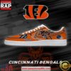 Cincinnati Football NFL New Version Custom Air Force 1 Shoes Running Sneakers