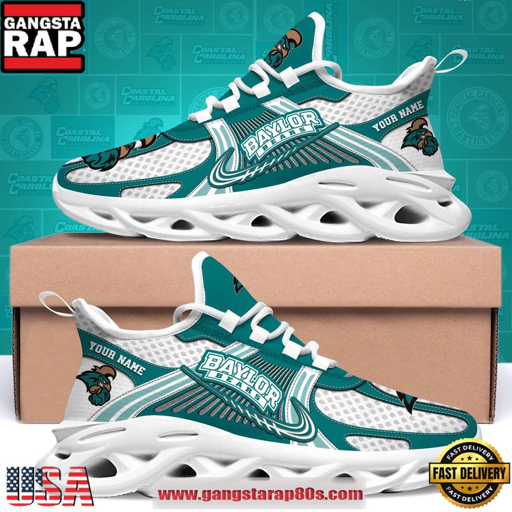 Coastal Carolina Chanticleers Personalized Clunky Sneaker Max Soul Shoes