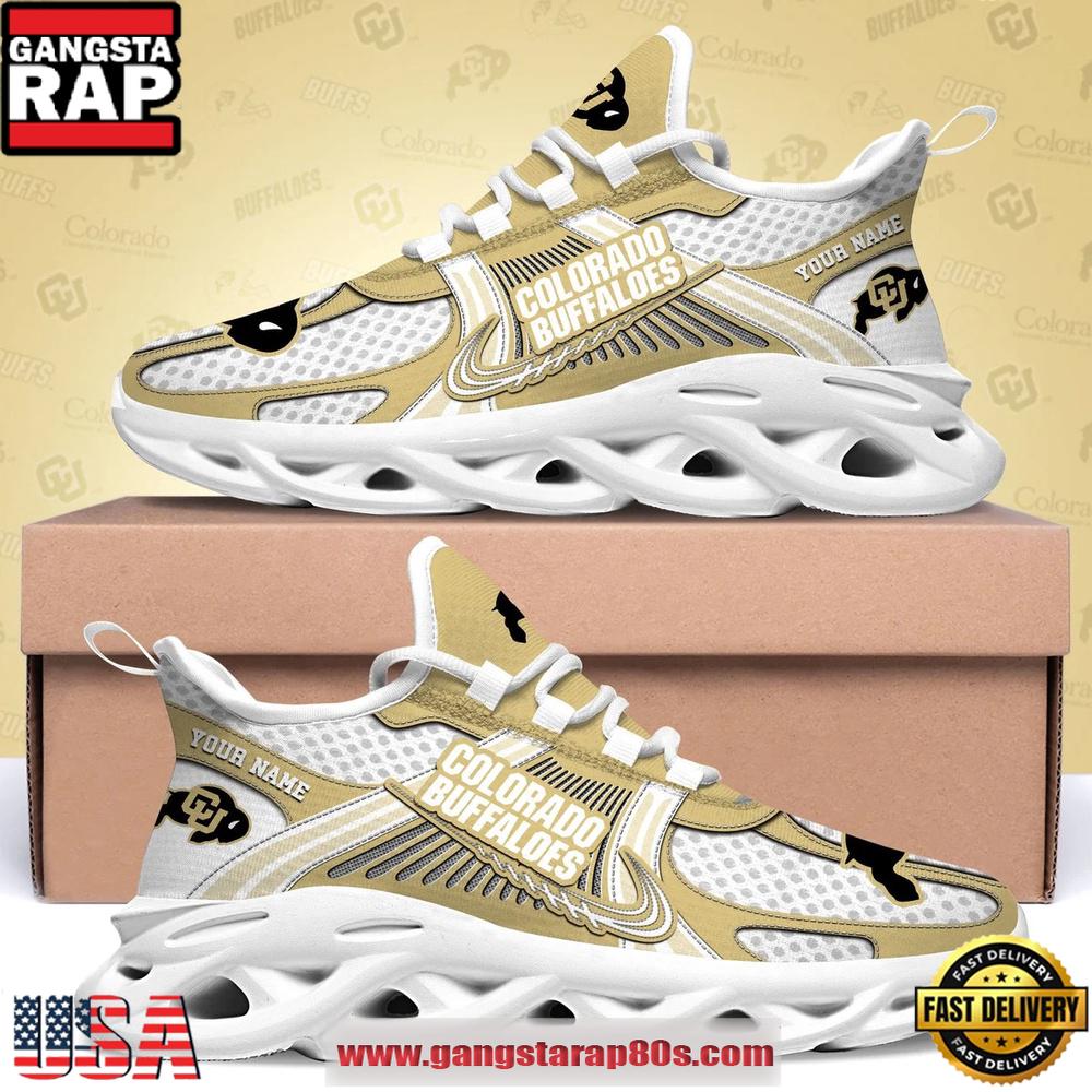 Colorado Buffaloes Personalized Clunky Sneaker Max Soul Shoes